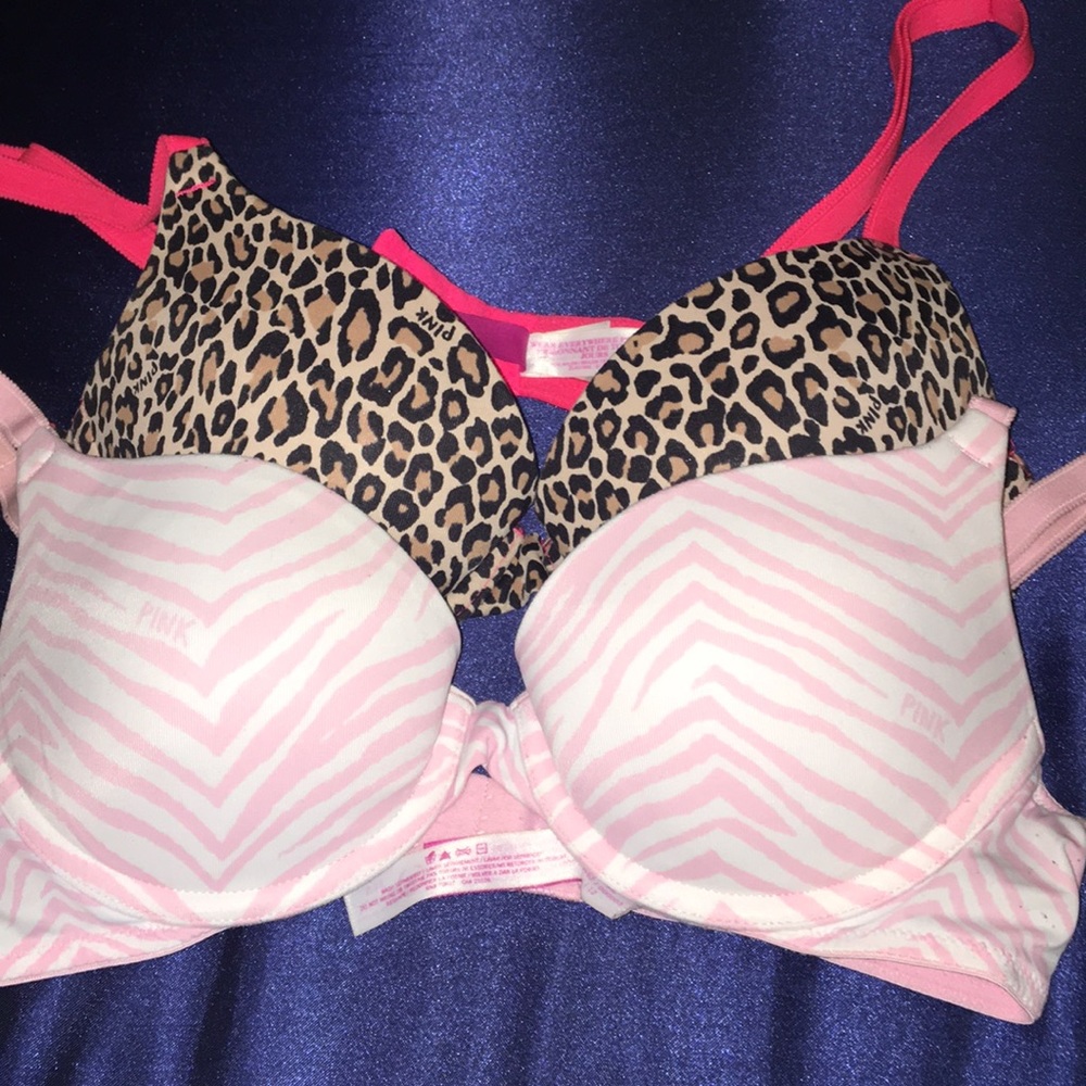34A victorias secret push up bras